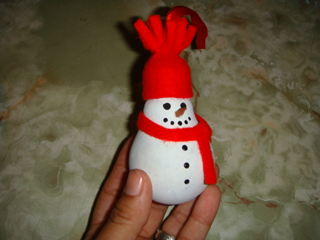 Muñeco de nieve best sale hecho con material reciclable